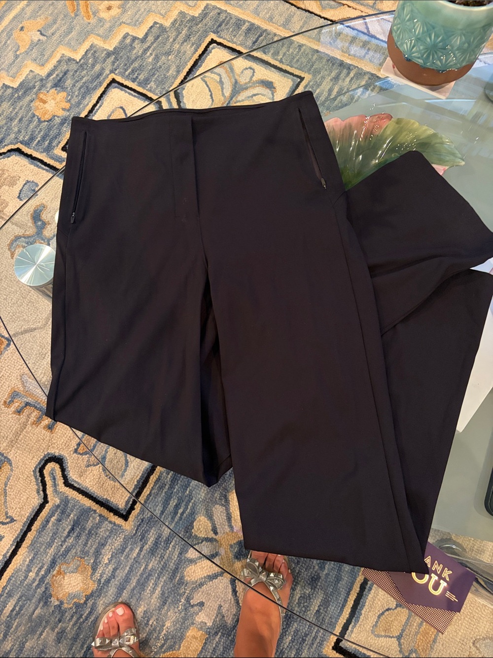 lululemon athletica Straight Leg Pants in Black